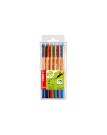 ASTUCCIO 6 Pennarello GREENPOINT® 0.8mm STABILO