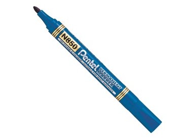 MARCATORE PERMANENTE N850 BLU PUNTA TONDA AMIKO PENTEL