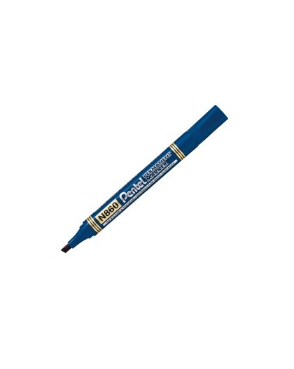MARCATORE PERMANENTE N860 BLU PUNTA SCALPELLO AMIKO PENTEL