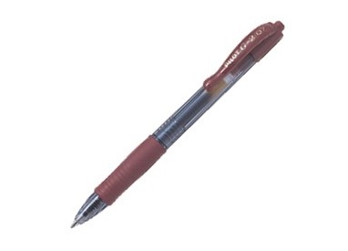 PENNA SFERA GEL SCATTO G-2 CARAMELLO 0.7MM PILOT