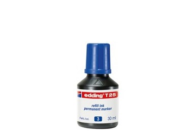 RICARICA INCHIOSTRO PERMANENTE 30ML T25 BLU EDDING