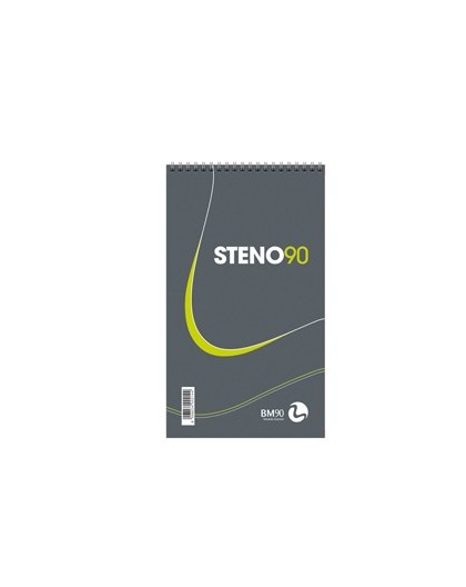 BLOCCO SPIRALATO STENO90 130x225mm 90gr 60fg BM
