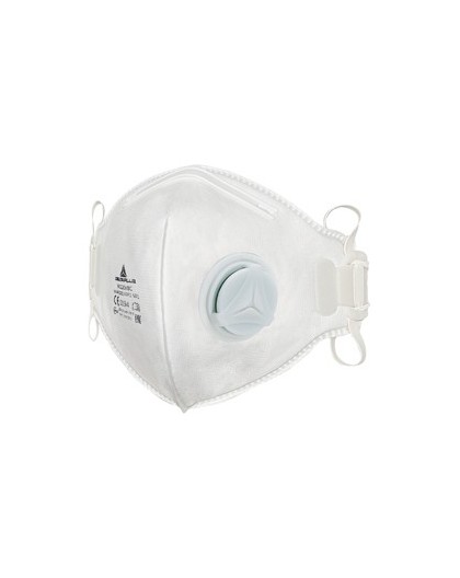Scatola 10 MASCHERINE FILTRANTI FFP1 con valvola - pieghevole vert.