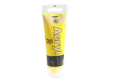 Colore Acryl fine tubo da 75ml giallo 201 Primo