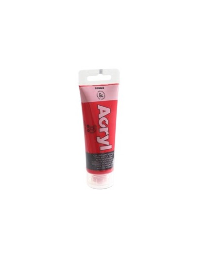 Colore Acryl fine tubo da 75ml rosso carminio 310 Primo