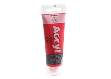 Colore Acryl fine tubo da 75ml rosso carminio 310 Primo