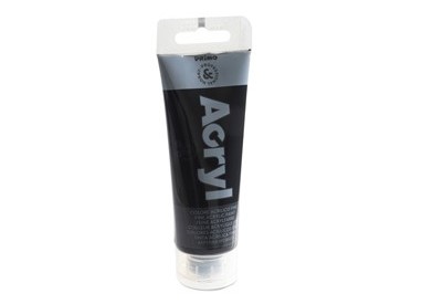 Colore Acryl fine tubo da 75ml nero 800 Primo
