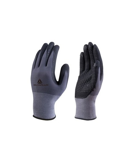 GUANTO DI PRECISIONE VE727NO Tg.10 palmo NITRILE/PU + puntini