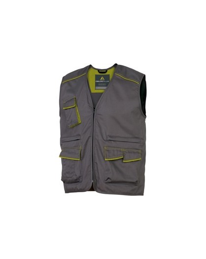 GILET da LAVORO M6GIL grigio/verde Tg. L PANOSTYLE®