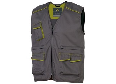 GILET da LAVORO M6GIL grigio/verde Tg. L PANOSTYLE®