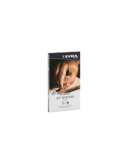 ASTUCCIO METALLO assortimento 12 matite REMBRANT ART SPECIAL SCHIZZO LYRA