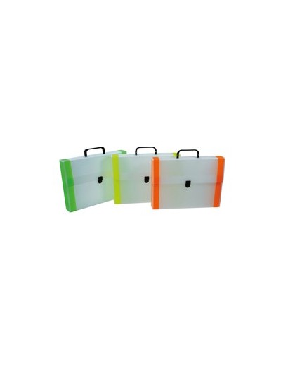 VALIGETTA POLIONDA dorso FLUO 38x53cm dorso 5cm RI.PLAST