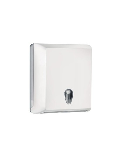 Dispenser asciugamani piegati C/Z bianco Soft Touch