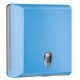 Dispenser asciugamani piegati C/Z azzurro Soft Touch
