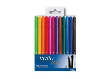 BUSTA 12 PENNARELLO TRATTO PEN NEW METAL