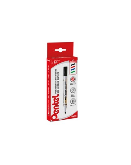TASCHETTA 4 MARCATORE WHITE BOARD MW85 PUNTA TONDA AMIKO PENTEL