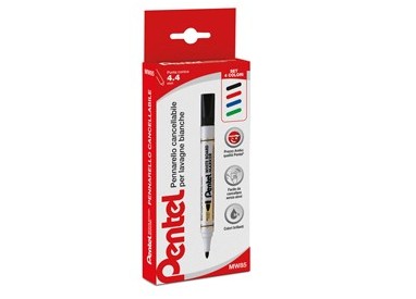 TASCHETTA 4 MARCATORE WHITE BOARD MW85 PUNTA TONDA AMIKO PENTEL