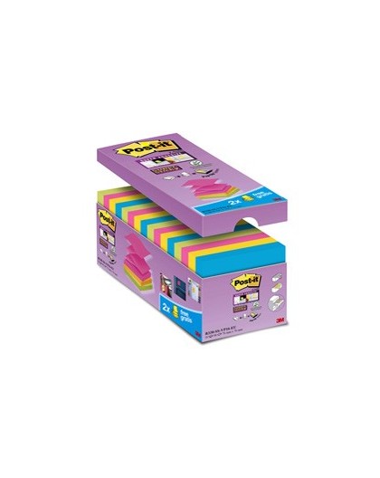 VALUE PACK 16 BLOCCO 90fg Post-it® Super Sticky Z-notes 76X76MM R-330-SS-VP16
