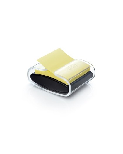 DISPENSER PRO nero +1 Post-it® Super Sticky Z-Notes Giallo Canary™ 76x76mm