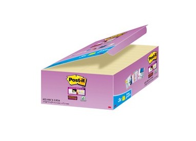 VALUE PACK 21+3 BLOCCO 90fg Post-it® Super Sticky Giallo Canary™ 47.6x47.6mm