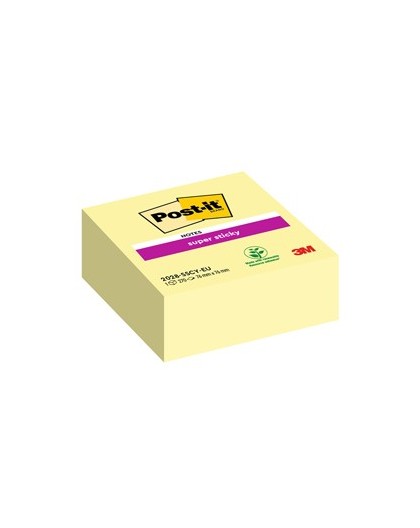 CUBO 270 foglietti Post-it® Super Sticky Giallo Canary™ 76x76mm 2028-SSCY-EU