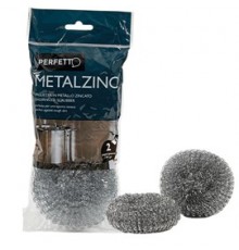 Blister 2 SPUGNE ZINCATE 30gr PERFETTO