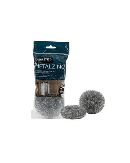 Blister 2 SPUGNE ZINCATE 30gr PERFETTO