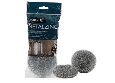 Blister 2 SPUGNE ZINCATE 30gr PERFETTO