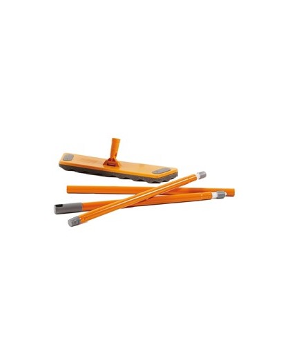 SCOPA "il Pulipolvere" c/MANICO 130cm + 20 RETINE PULIPOLVERE PERFETTO