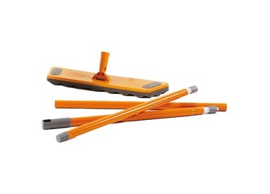 SCOPA "il Pulipolvere" c/MANICO 130cm + 20 RETINE PULIPOLVERE PERFETTO