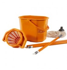 KIT PAVIMENTI (SECCHIOSTRIZZA+MOP+MANICO130cm) Perfetto