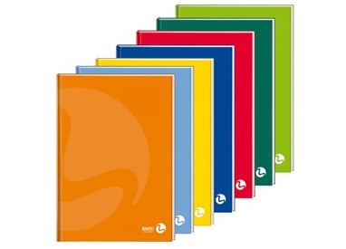 MAXIQUADERNO CARTONATO A4 80gr 96fg+1 4mm COLOR 80 BM