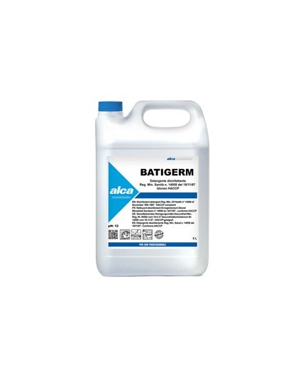 DETERGENTE DISINFETTANTE Batigerm Tanica 5Lt Alca