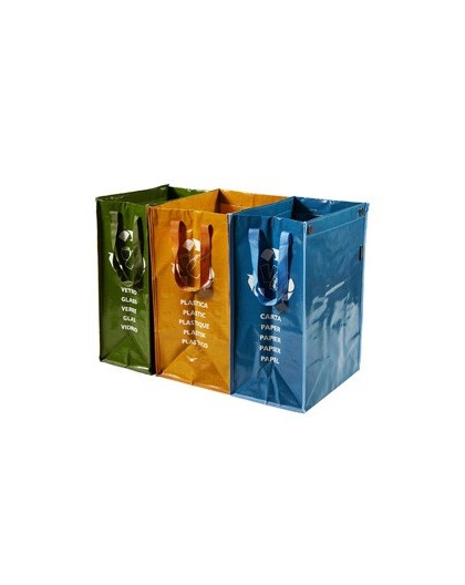 SET 3 CONTENITORI Ricicla Bag Perfetto