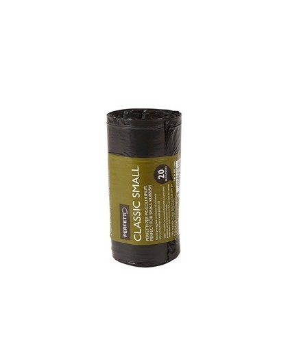 20 SACCHI RIFIUTI 50X60CM-30Lt 10µ NERO Classic