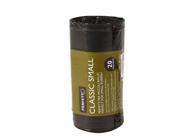 20 SACCHI RIFIUTI 50X60CM-30Lt 10µ NERO Classic