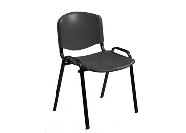SEDIA ATTESA Dado D5SP NERO senza BRACCIOLI