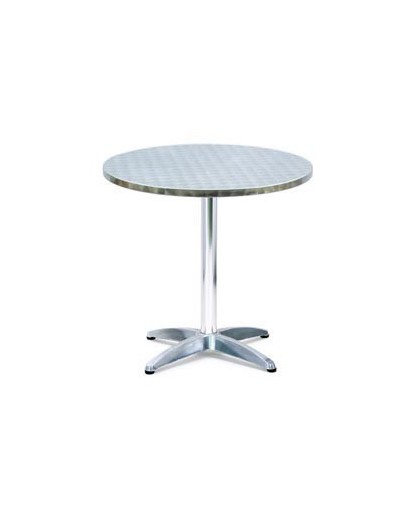TAVOLO TONDO Bar IN ALLUMINIO Ø70cm - H70cm