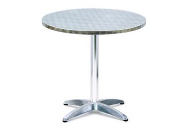 TAVOLO TONDO Bar IN ALLUMINIO Ø70cm - H70cm