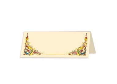 SCATOLA 100 SEGNAPOSTI DOPPI 105x37-75mm Linea FLORENTIA KARTOS