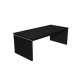 SCRIVANIA DIREZIONALE 180X90cm NERO VEN. - PRESTIGE