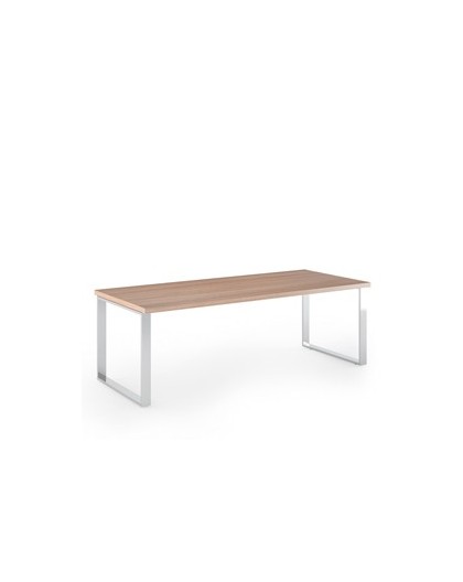 SCRIVANIA DIREZIONALE 210X90cm CILIEGIO AR. - PRESTIGE METAL