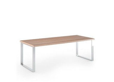 SCRIVANIA DIREZIONALE 210X90cm CILIEGIO AR. - PRESTIGE METAL