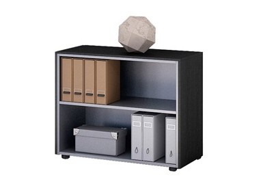 MOBILE BASSO A GIORNO 82,8X43cm H81,4cm NERO VEN. - PRESTIGE