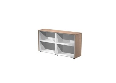 COPPIA MOBILI BASSI A GIORNO 162,8X43cm H81,4cm CILIEGIO AR. - PRESTIGE