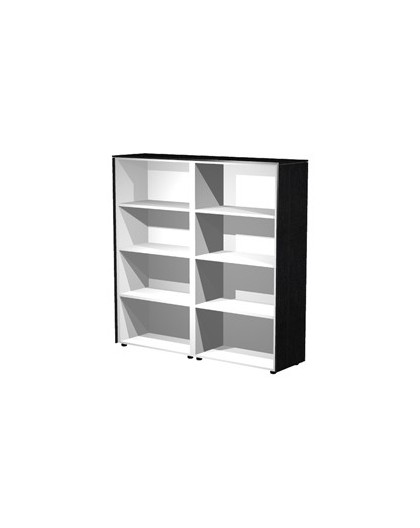 COPPIA MOBILI MEDIO-ALTI A GIORNO 162,8X43cm H158,2cm NERO VEN. - PRESTIGE