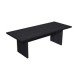 TAVOLO RIUNIONI 220x100cm NERO VEN. - PRESTIGE