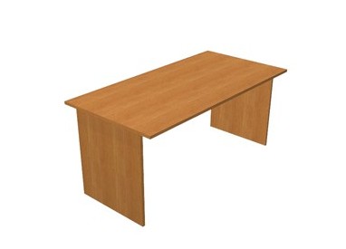SCRIVANIA LINEARE 160X80cm NOCE CHIARO - EASY