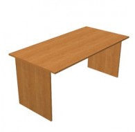 SCRIVANIA LINEARE 160X80cm NOCE CHIARO - EASY