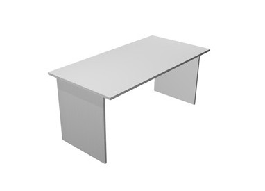 SCRIVANIA LINEARE 160X80cm GRIGIO - EASY